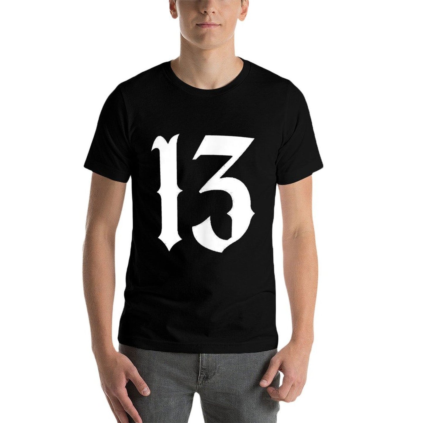 13, Lucky Number 13, 13 Mobile Phone Case, Number 13  High-quality Stitching T-Shirt