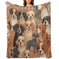 Dogs Multi-functional Throw Blanket