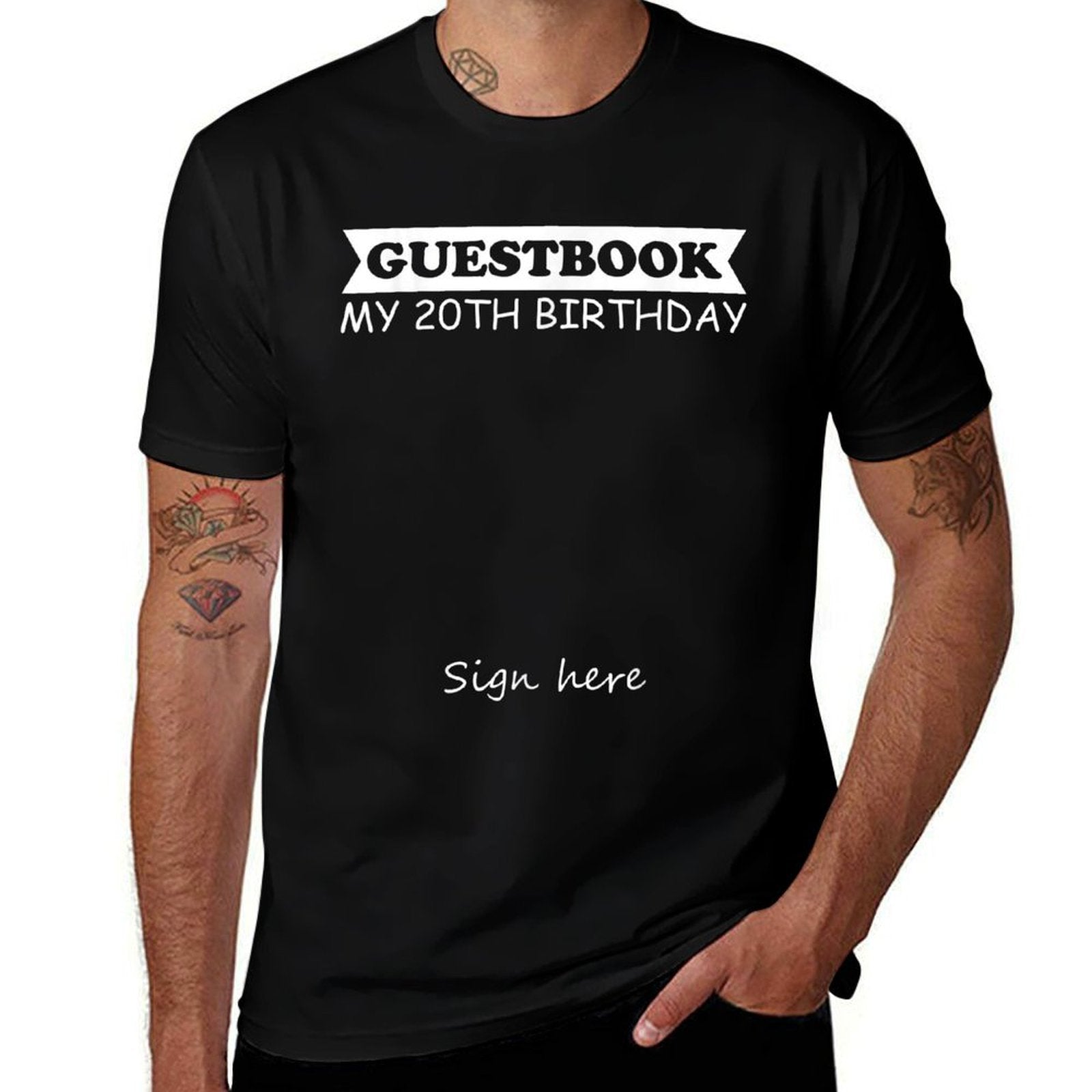 Guestbook - My 20th Birthday  Odor-resistant T-Shirt