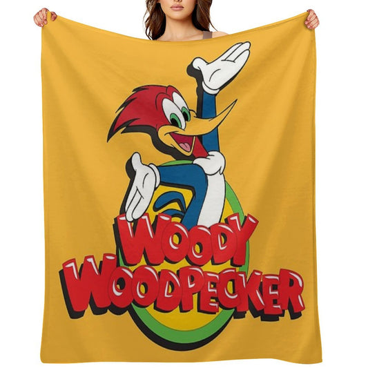 Woody Woodpecker Machine-washable Throw Blanket