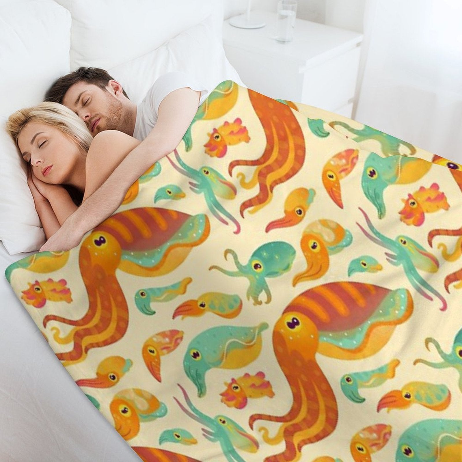 Cuttlefish Versatility Throw Blanket