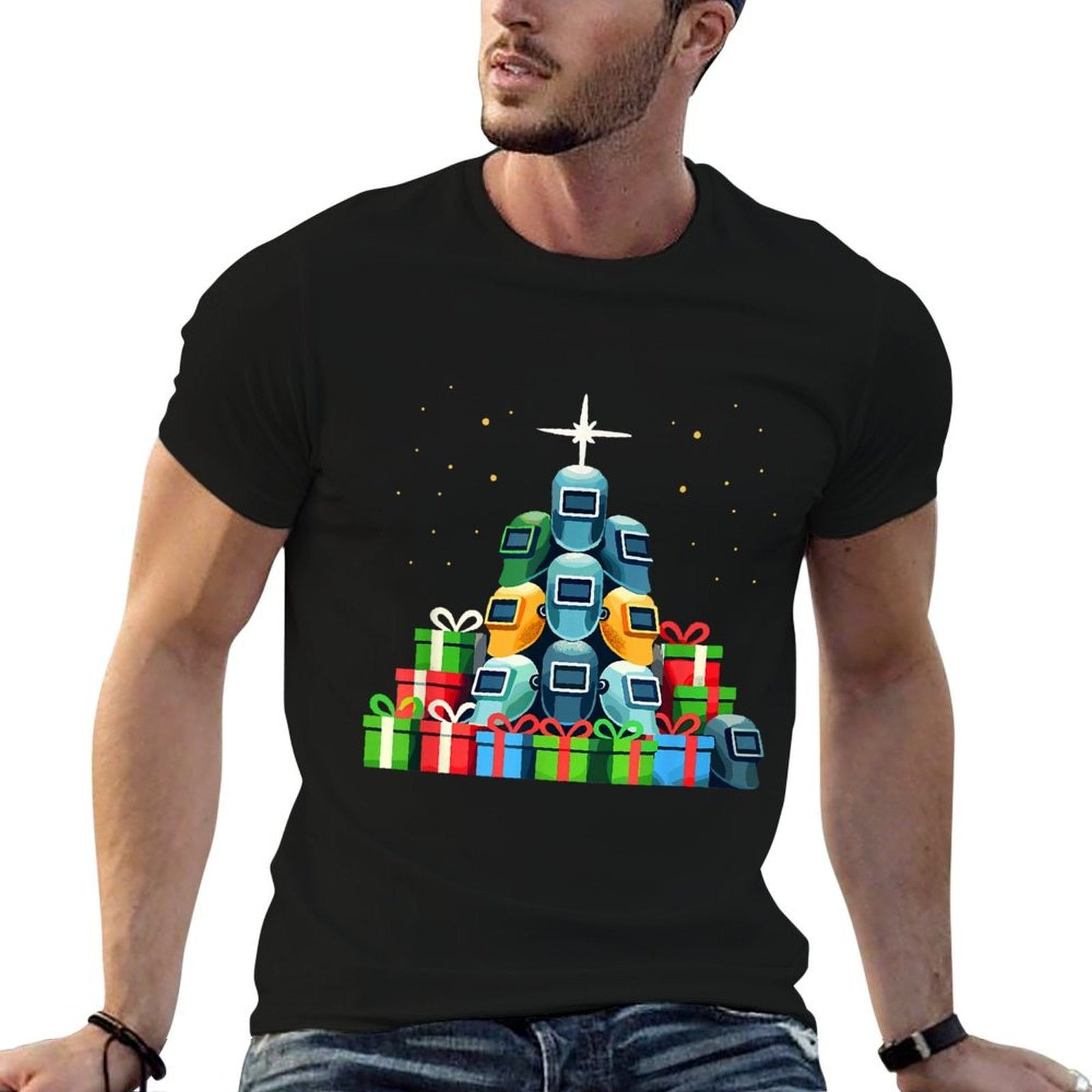 Christmas Tree Mig Welder Metal Weld Welding Welders  Quick-drying T-Shirt