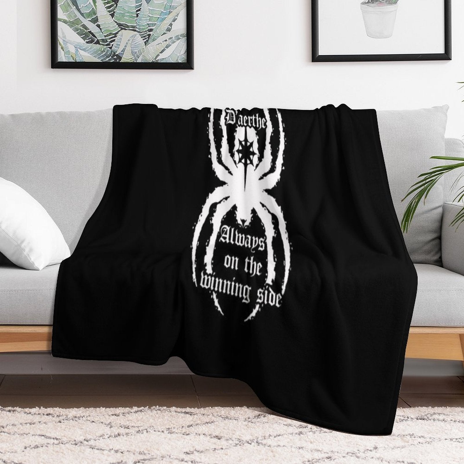 Bregan D'aerthe Always on The Winning Side Drow Mercenary Menzoberranzan Jarlaxle The Underdark Lightweight Throw Blanket