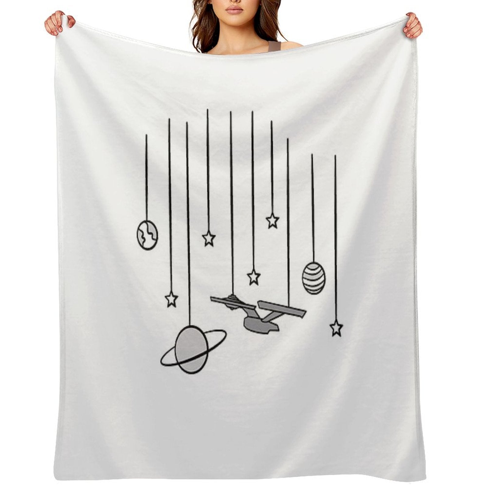 Star Trek USS Enterprise Multi-functional Throw Blanket
