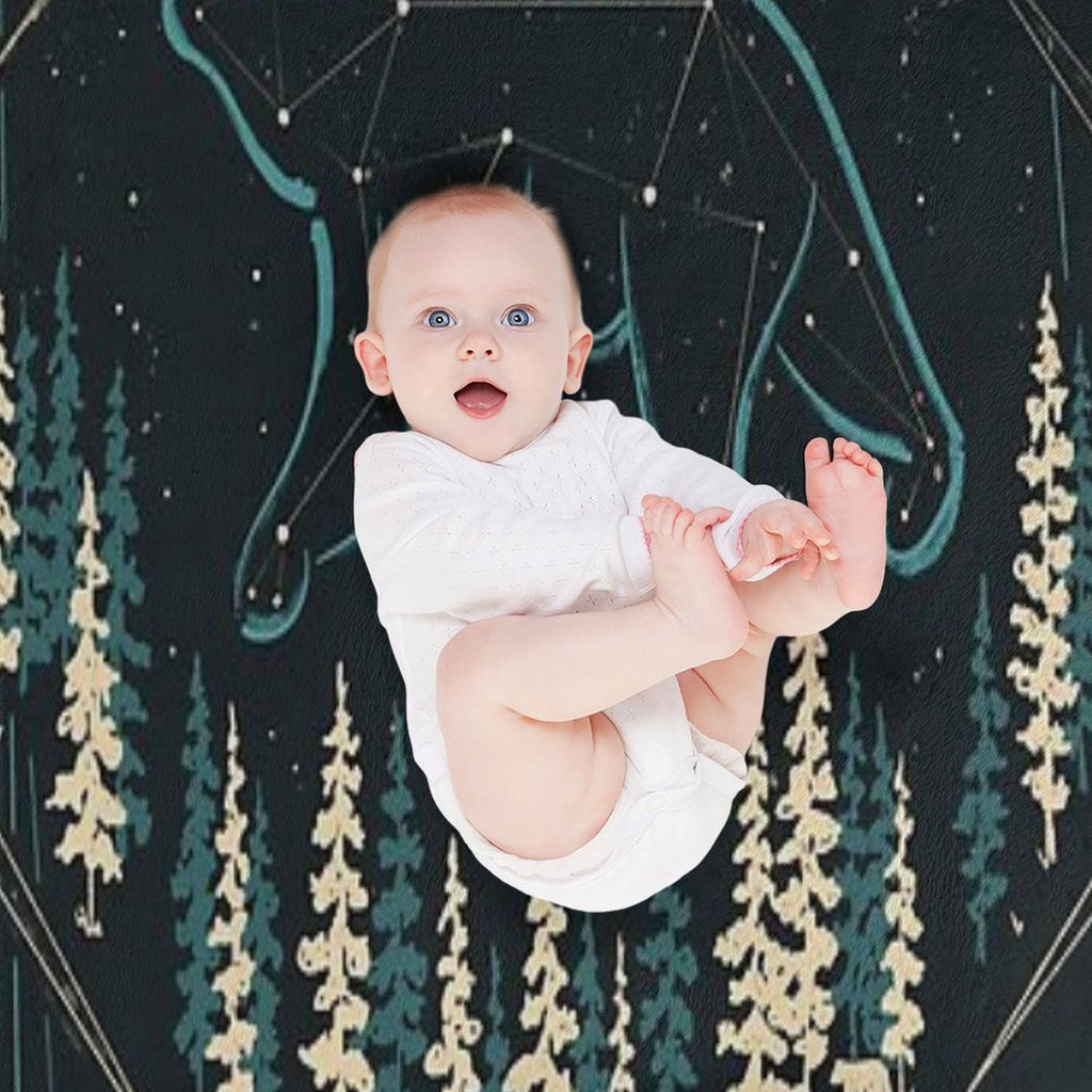 The Heaven's Wild Bear Gift-ready Throw Blanket