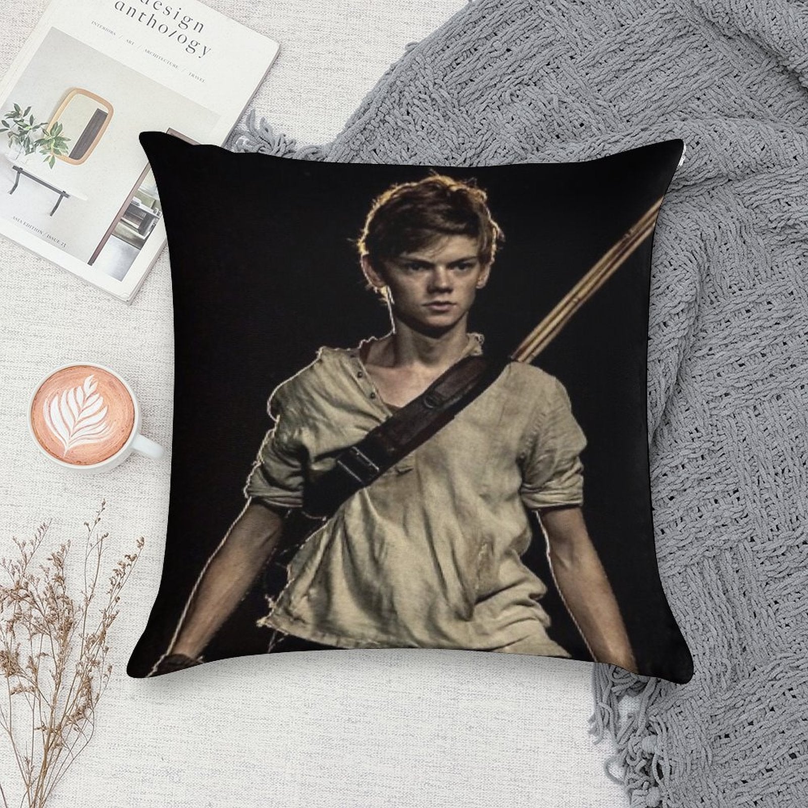 The Maze Runner - Newt 2 Soft Home Decor Throw Pillow