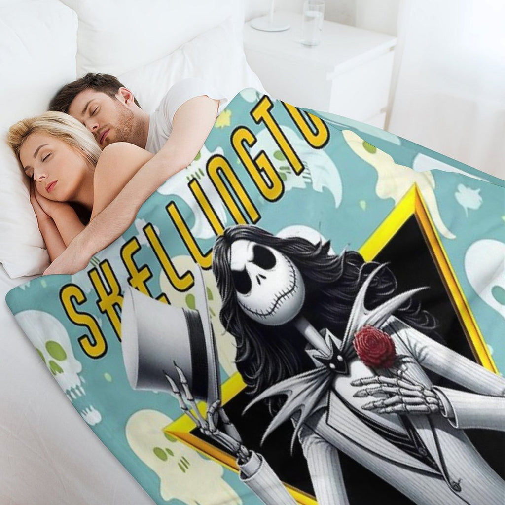 Welcome to My Christmas Nightmare Sustainable Throw Blanket