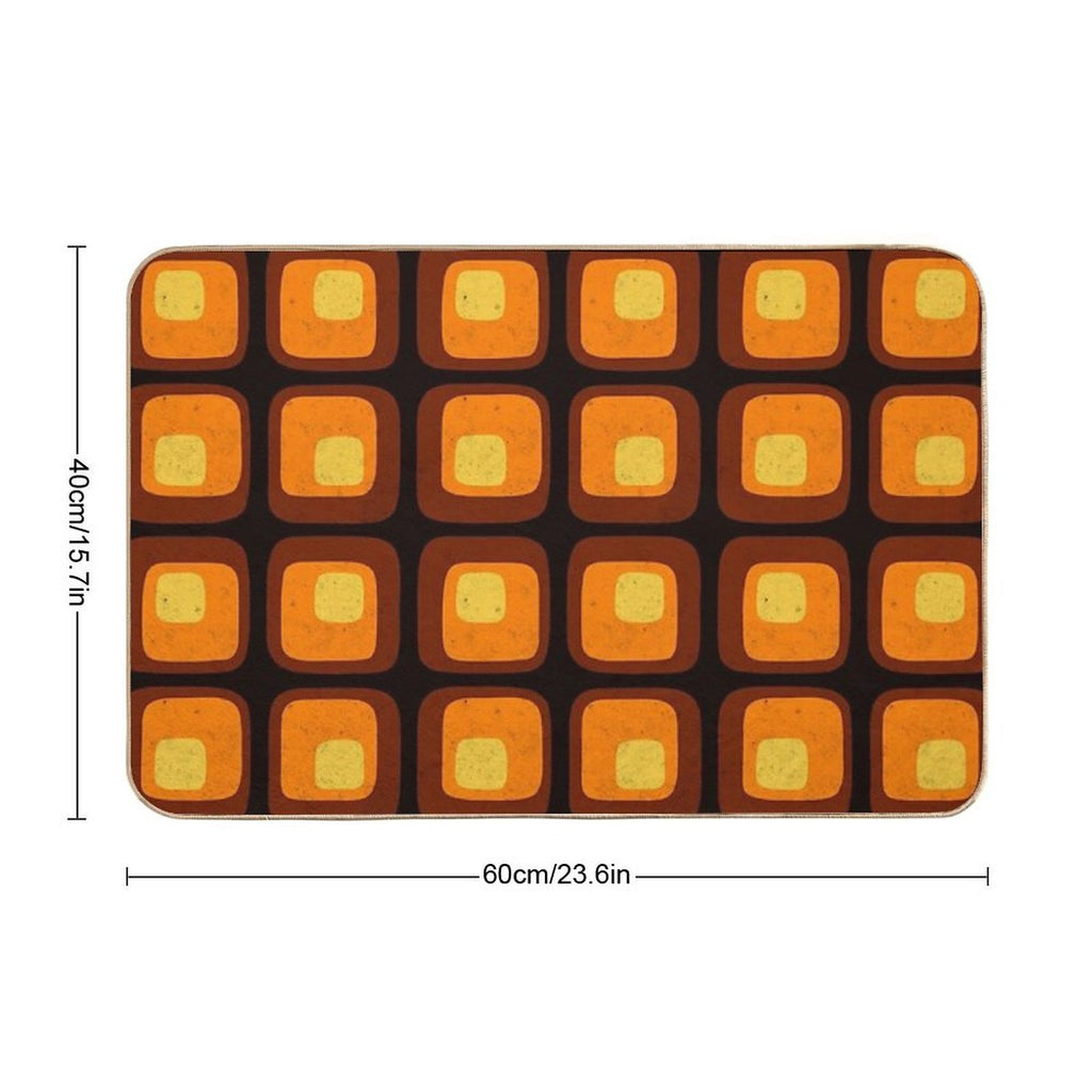 60s Retro Mod  Multi-Purpose Bath Mat