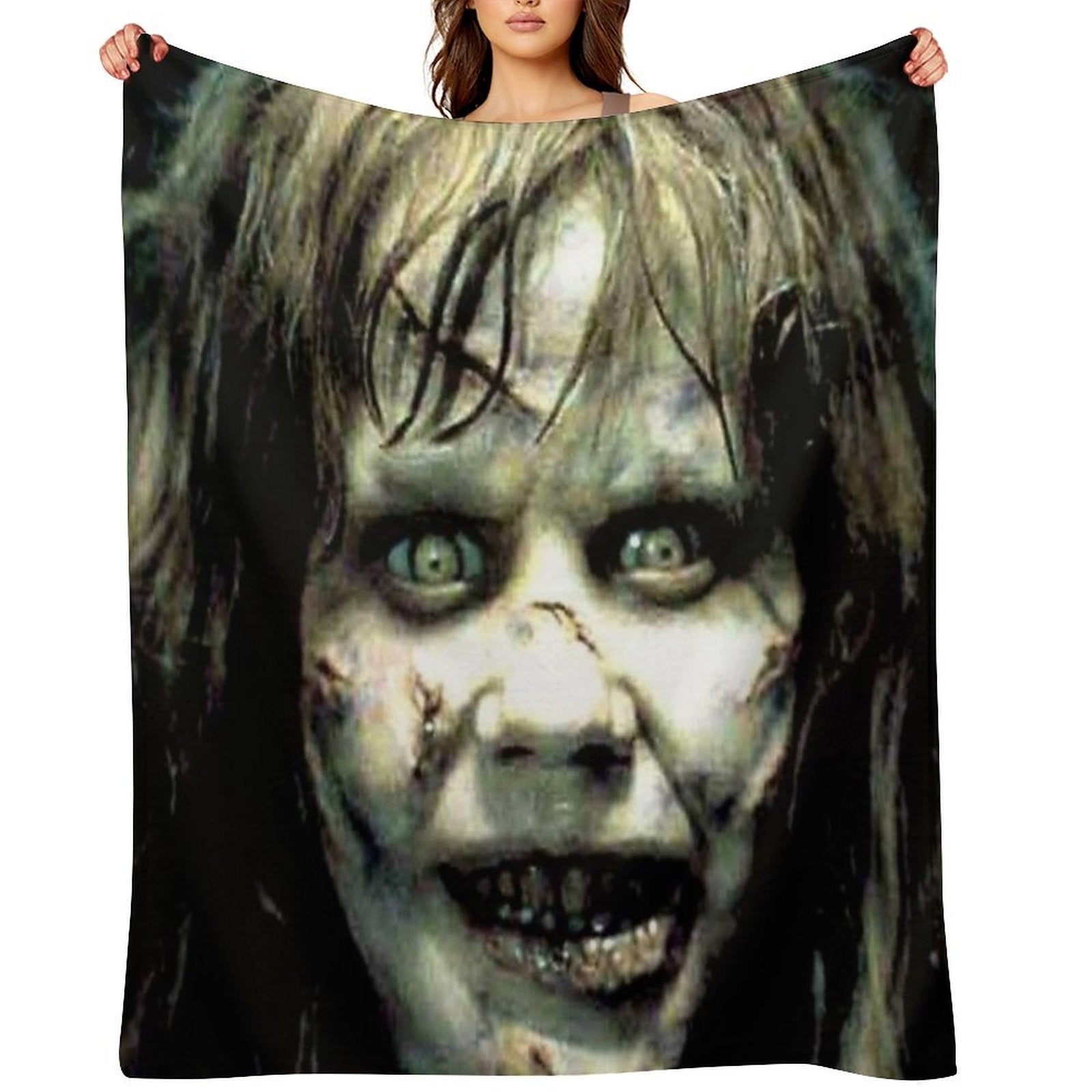 The Exorcist Horror Movie Eco-conscious Throw Blanket