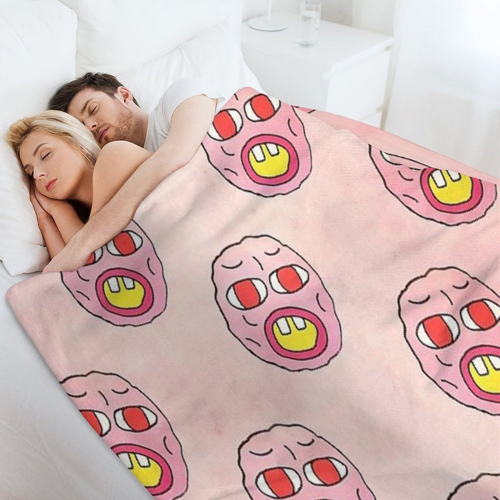 Collage Tyler Cherry Plush Throw Blanket