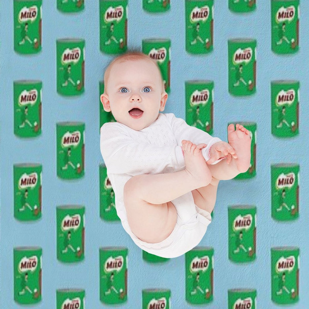 Milo Chocolate Powder Quick-dry Throw Blanket