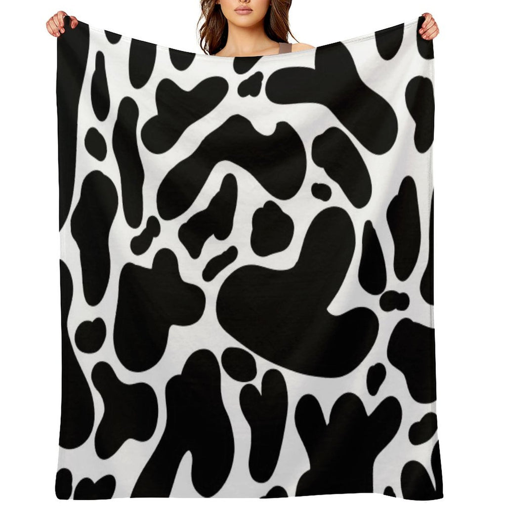 Cow Print Premium Throw Blanket