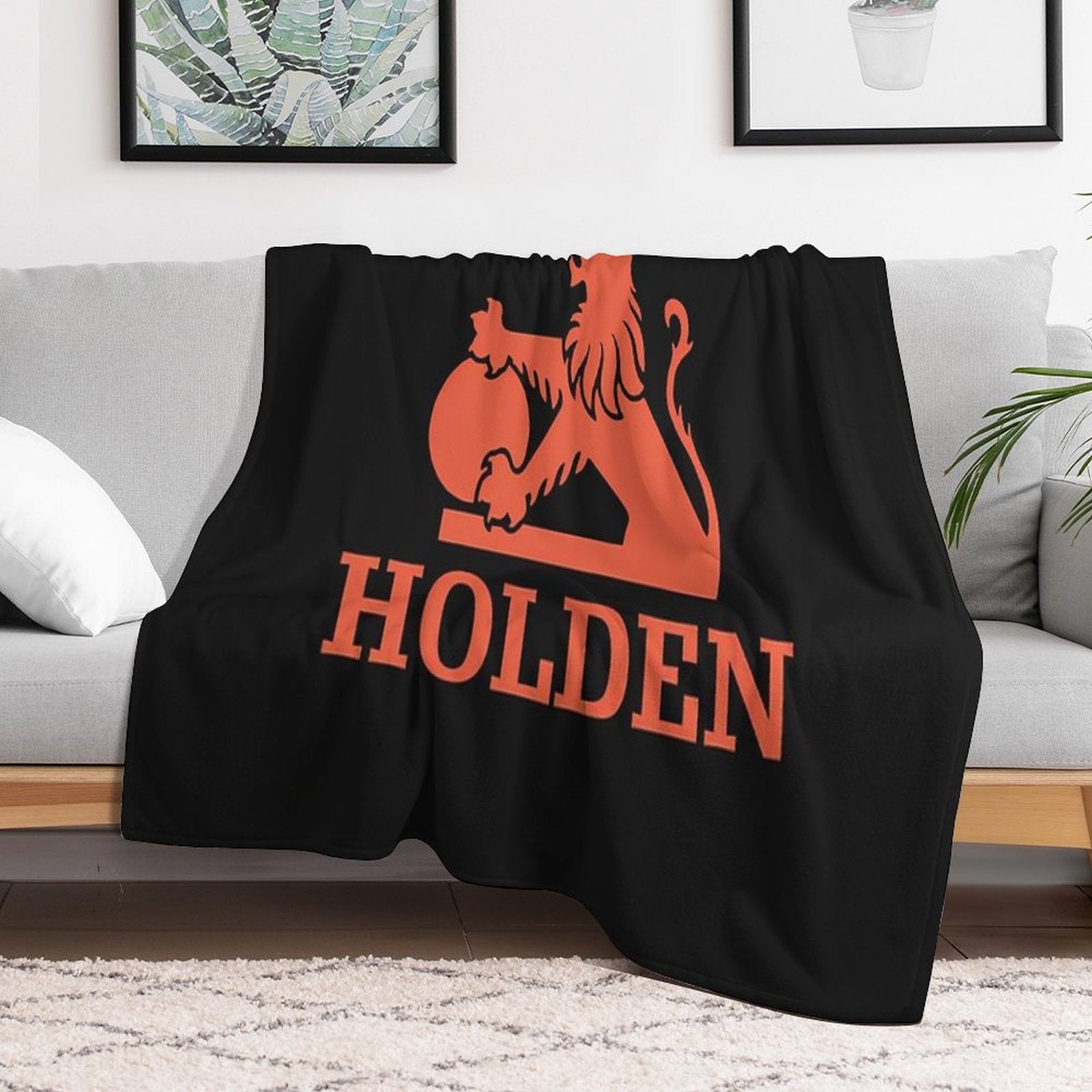 Holden Vintage Logo Versatility Throw Blanket