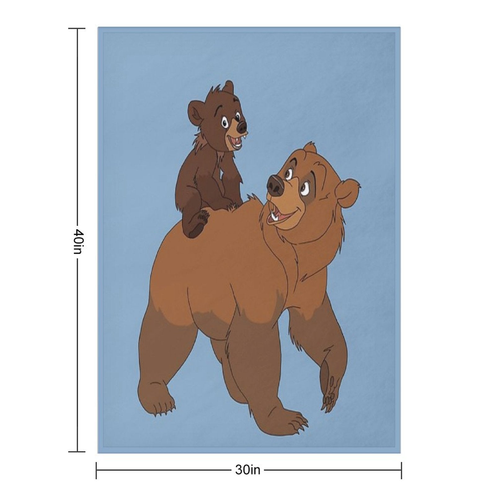 Brother Bear Quick-dry Throw Blanket
