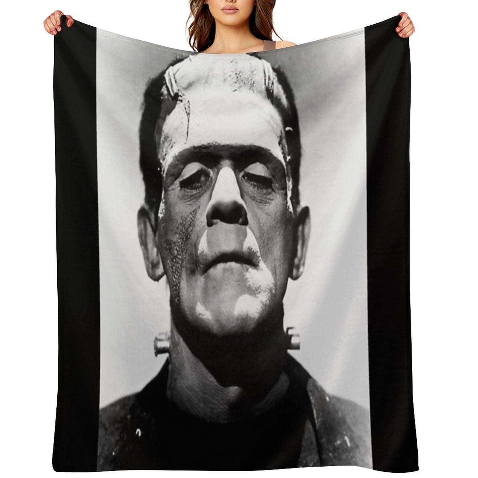 Classic Frankenstein Versatility Throw Blanket