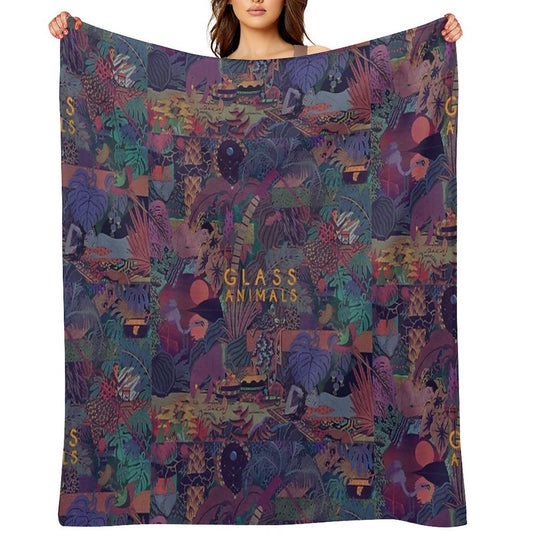 Glass Animals Zaba Eco-conscious Throw Blanket