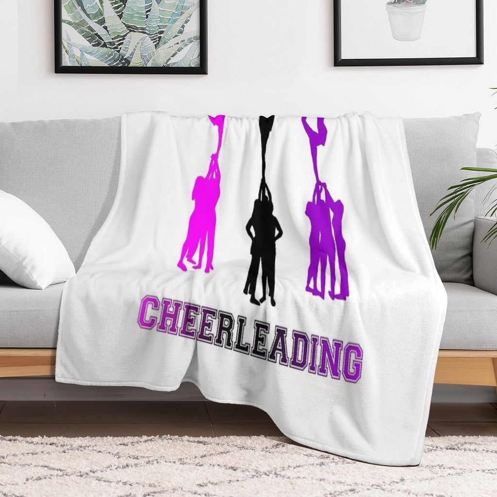 Cheerleading Velvety-soft Throw Blanket