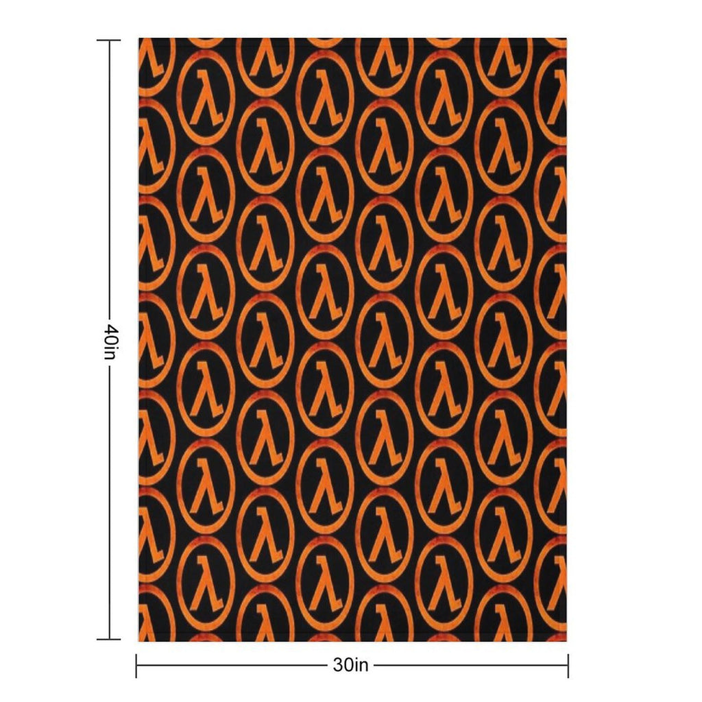 -GAMING- Half Life Rust Logo Shrink-resistant Throw Blanket
