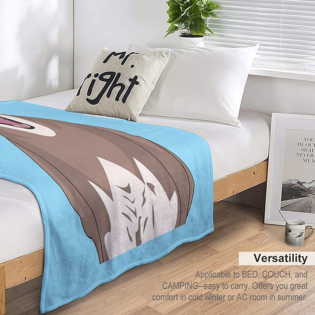 Big Floppa Gosha Karr AAA Compact Throw Blanket