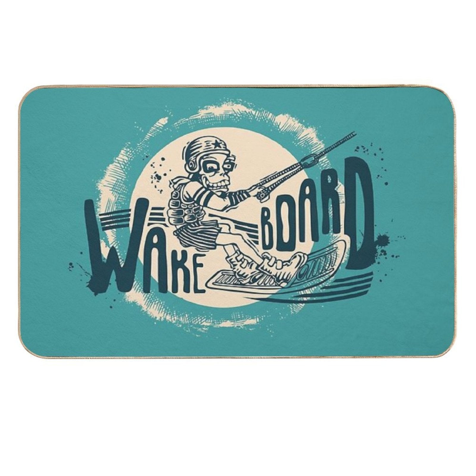 Wakeboard  Dirt-Trapping Bath Mat