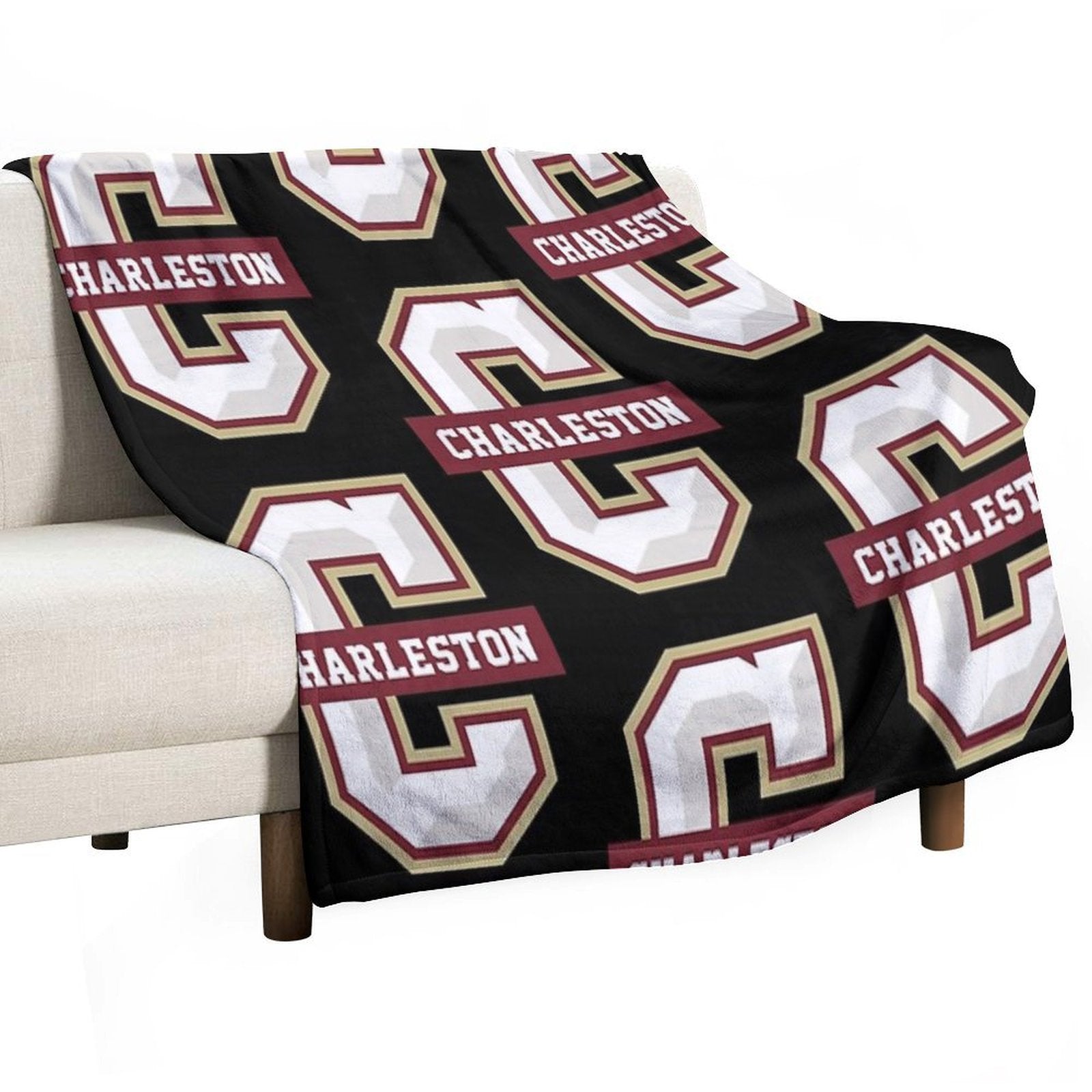College of Charleston Cougars Gift-ready Throw Blanket