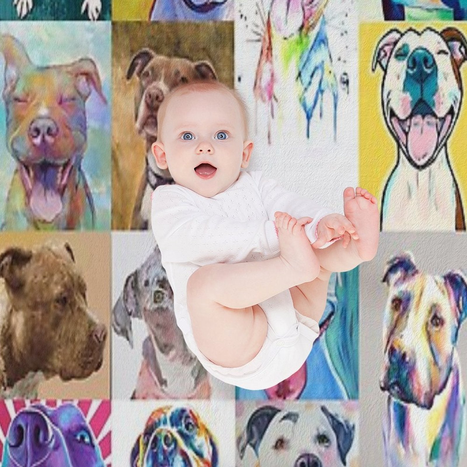 Pitbull Quick-dry Throw Blanket