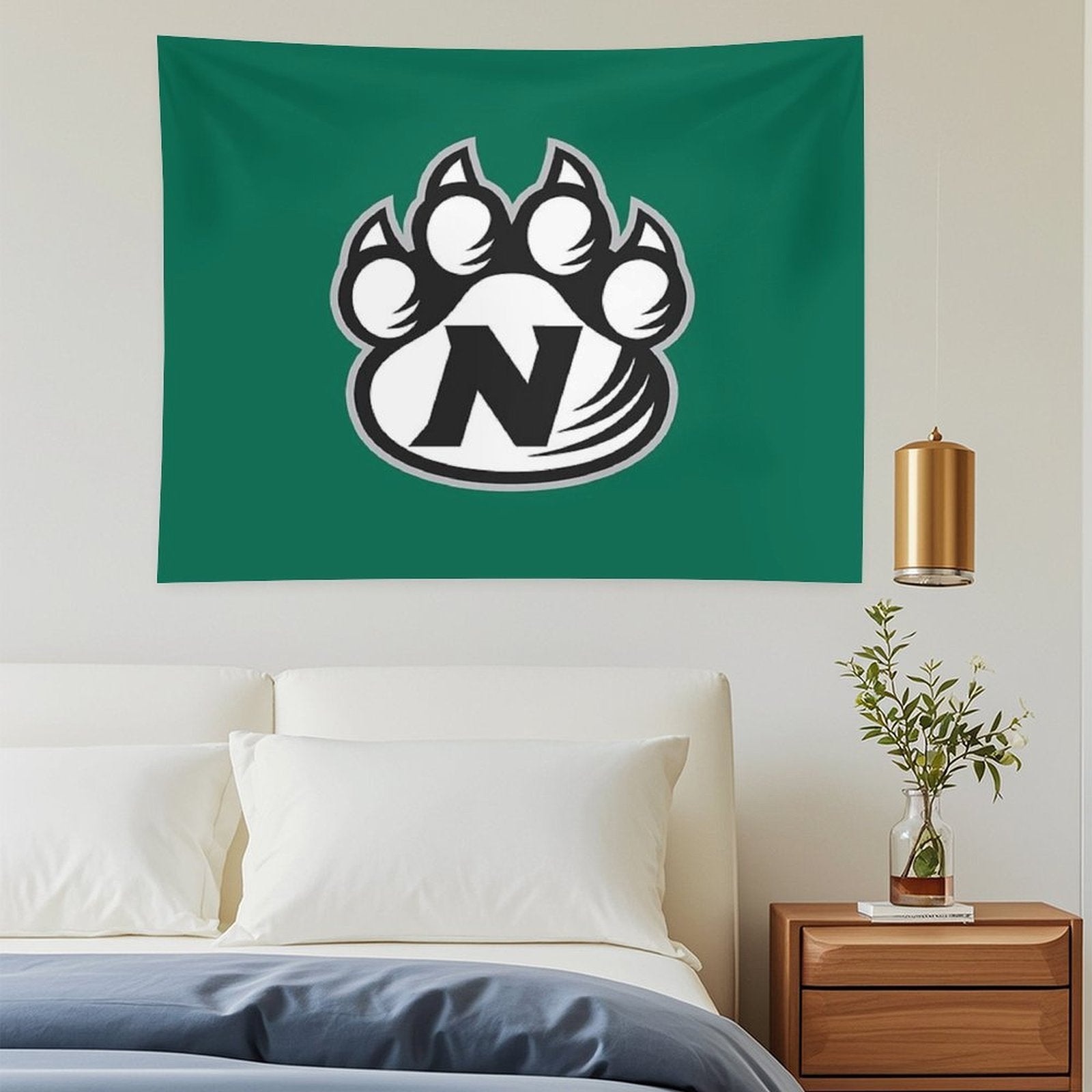 Northwest Missouri State Black White Tapestry