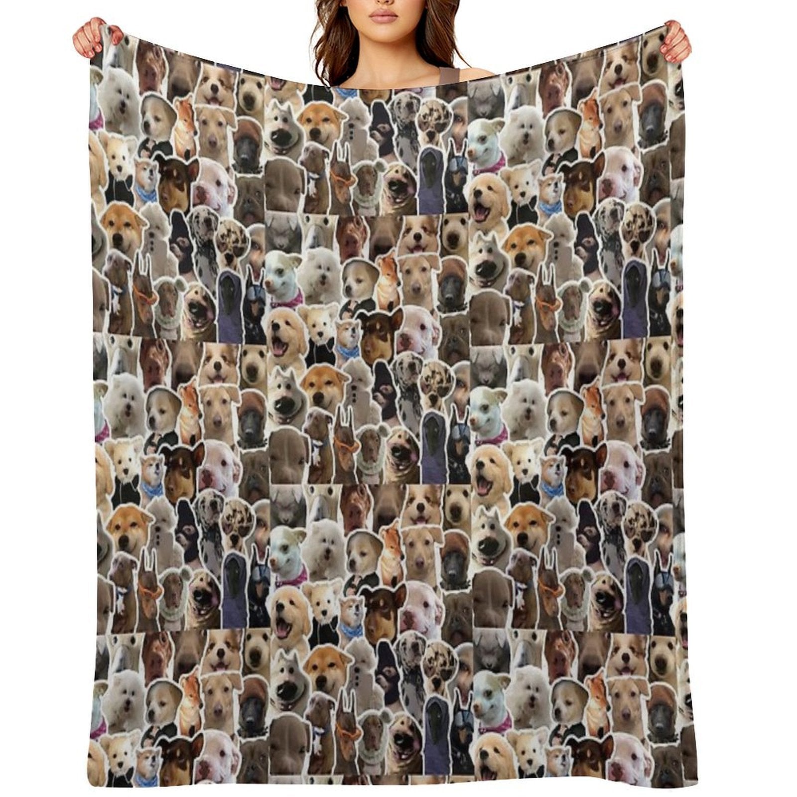 Sticker Stack 15 Easy Care Throw Blanket