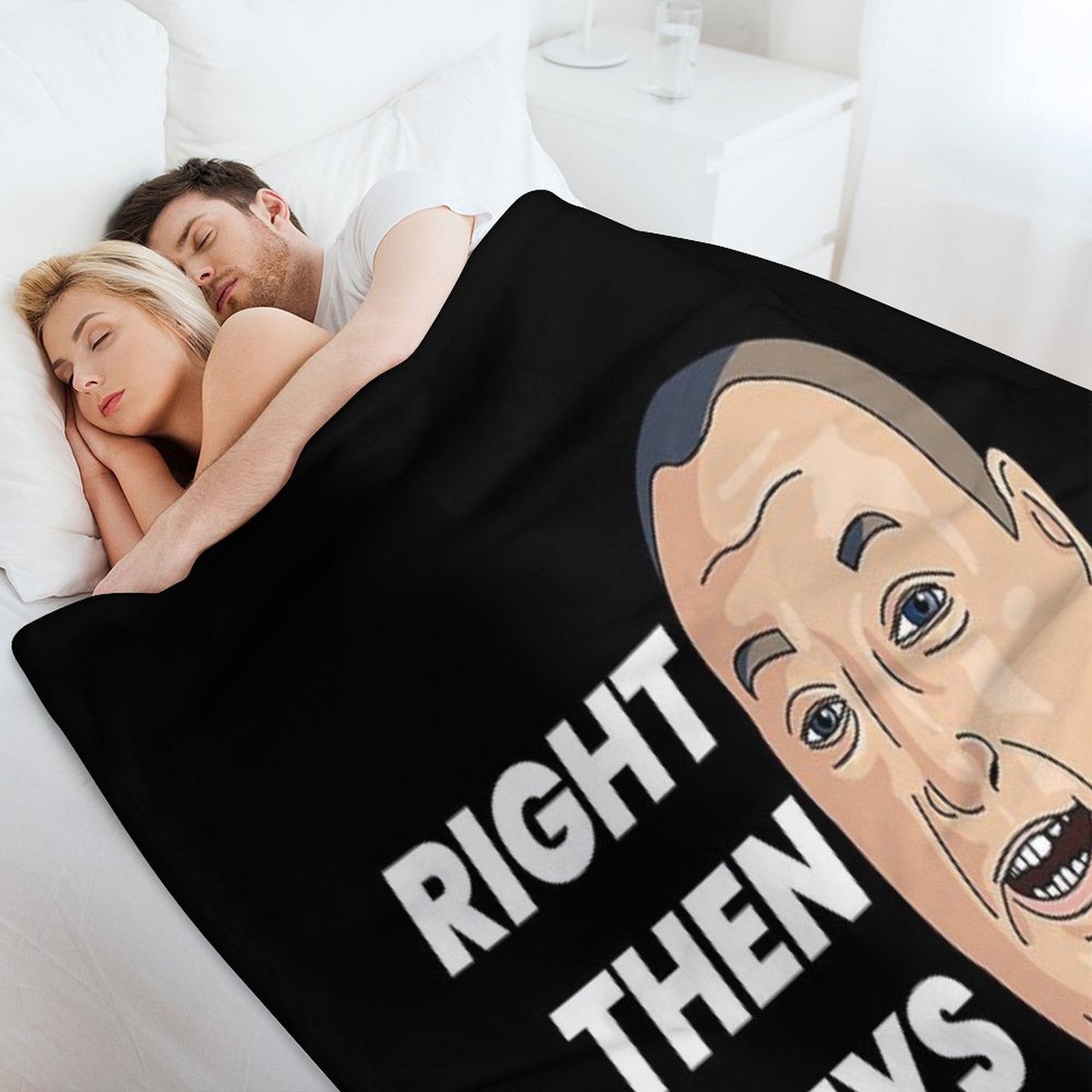 Rate My Takeaway Right Then Guys Design Anti-pilling Throw Blanket