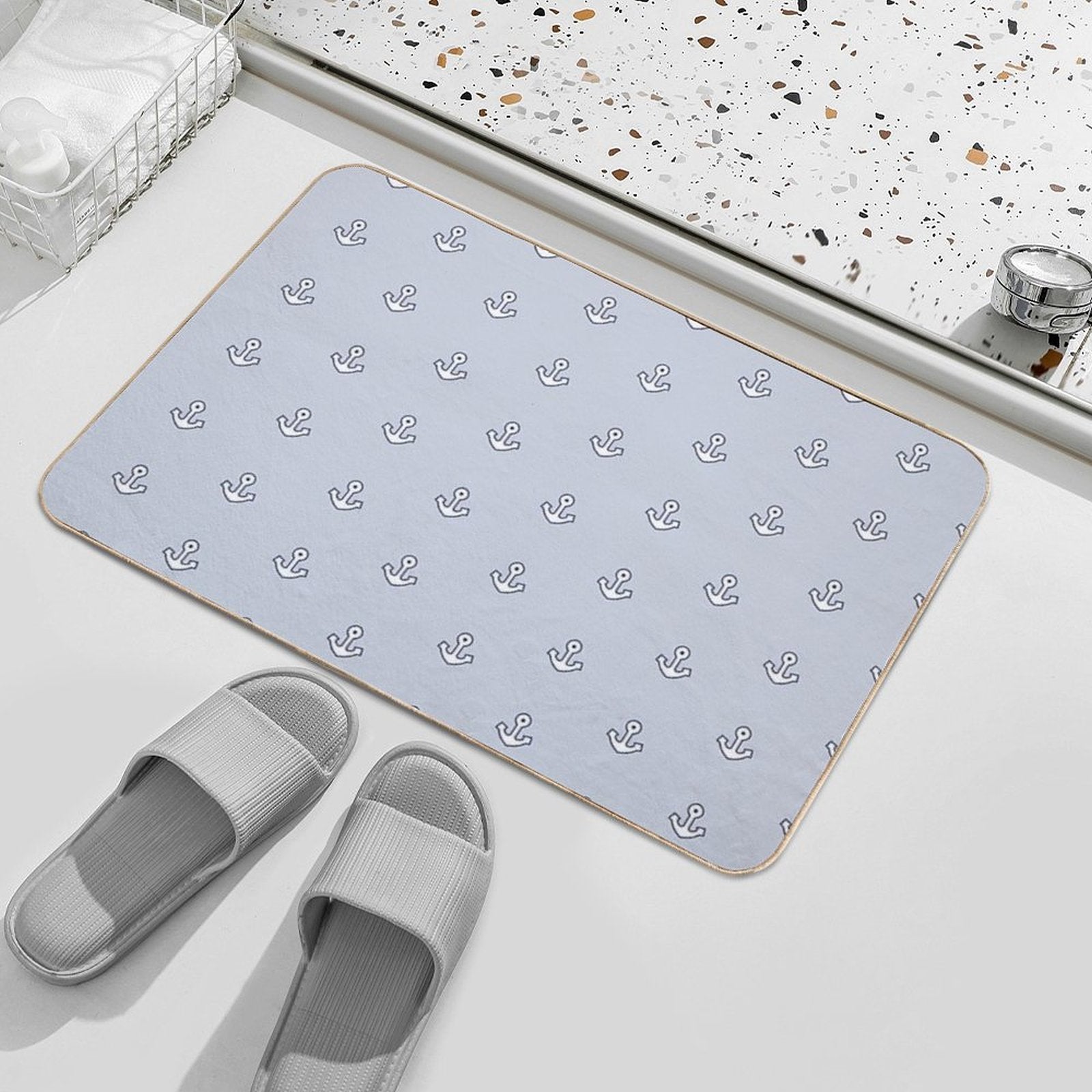 Shark City Mayor  Rapid-Drying Bath Mat