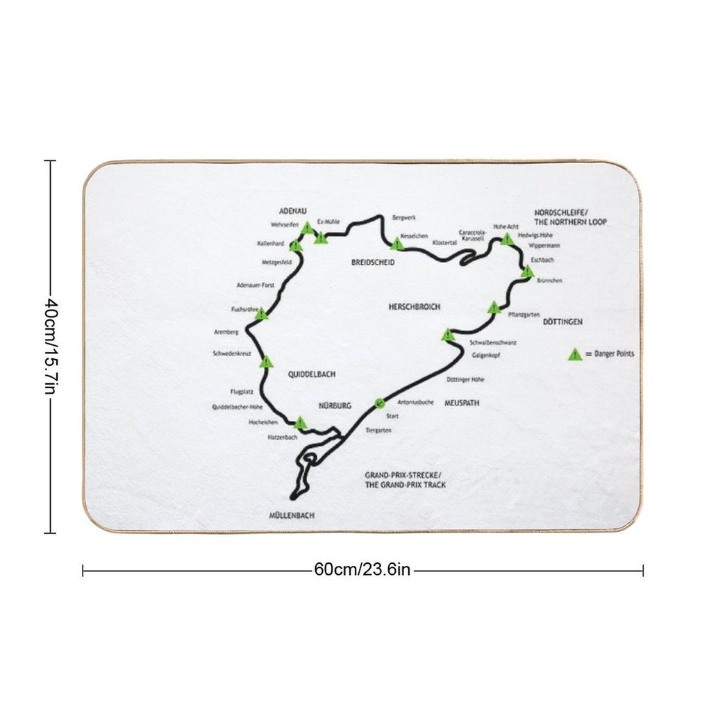 The Green Hell  Repositionable Bath Mat