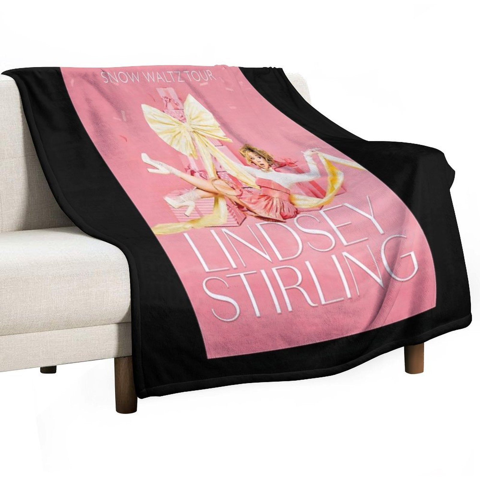 Snow Waltz Tour Travel-friendly Throw Blanket