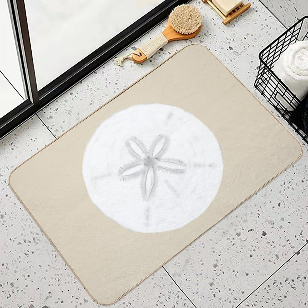 Sand Dollar  Easy Maintenance Bath Mat