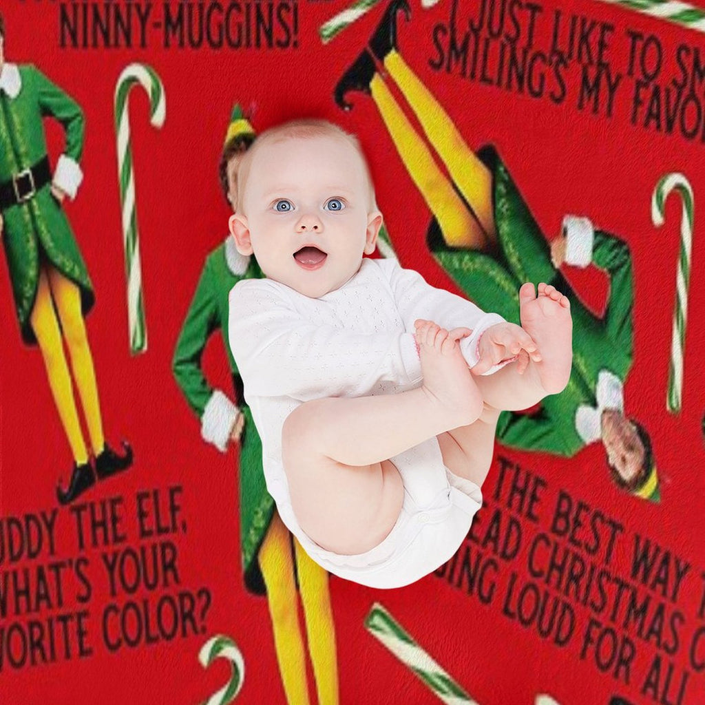 Buddy The Elf Print Gift-ready Throw Blanket
