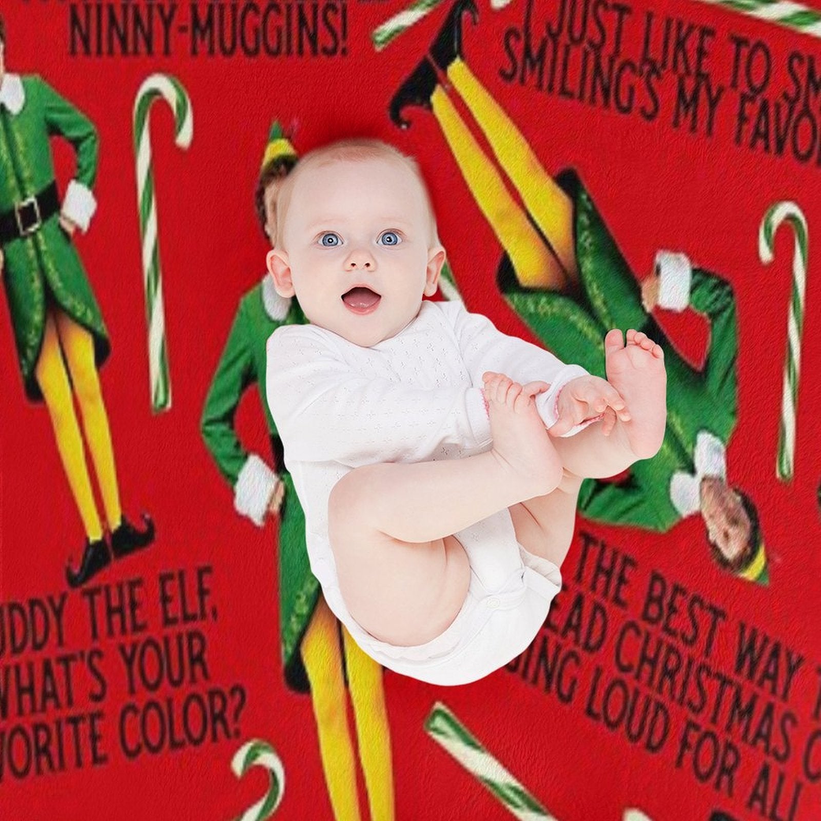 Buddy The Elf Print Gift-ready Throw Blanket