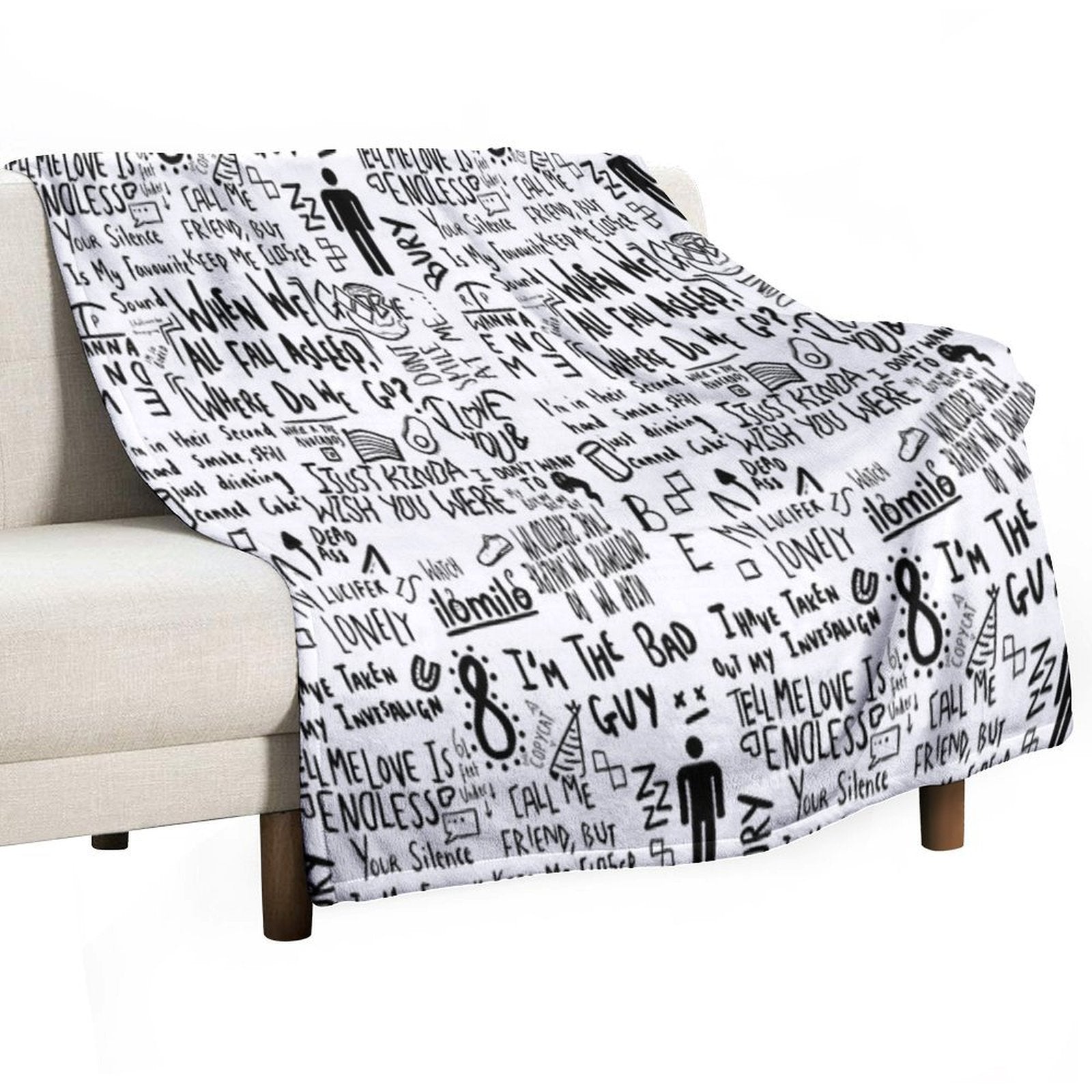 Billie Eilish Gift-ready Throw Blanket