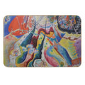 Red Chalkboard, Abstract, Wassily Kandinsky  High-Traffic Bath Mat