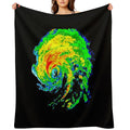Meteorologist Storm Hunter Meteorology Student Weather Radar Image Travel-friendly Throw Blanket