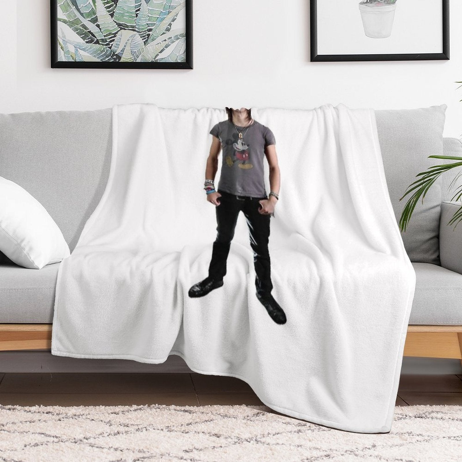 Vic Fuentes Compact Throw Blanket