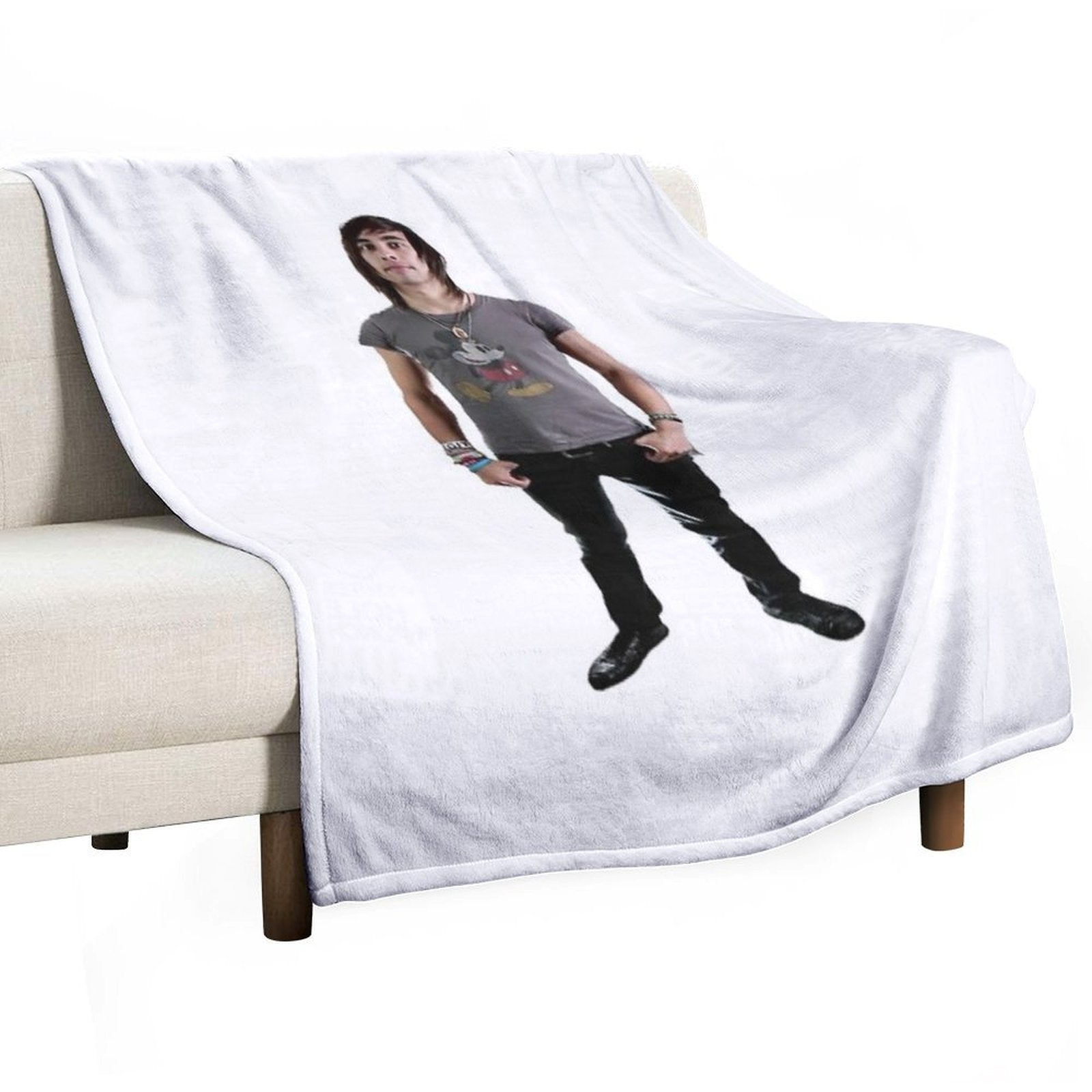Vic Fuentes Compact Throw Blanket