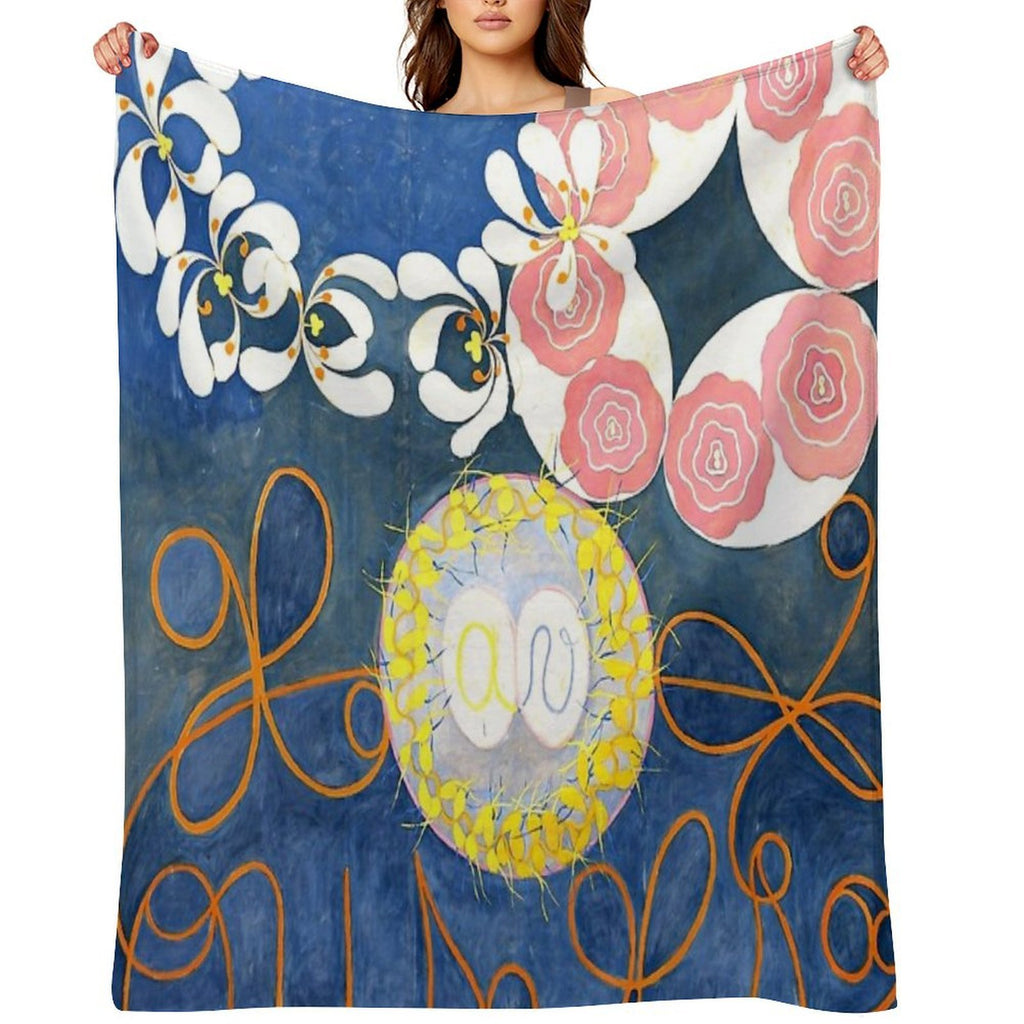 Hilma Af Klint The Ten Largest, No. 01, Childhood, Group IV Easy Care Throw Blanket