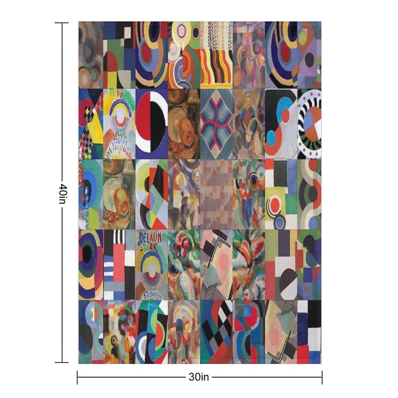 Sonia Delaunay Lightweight Throw Blanket