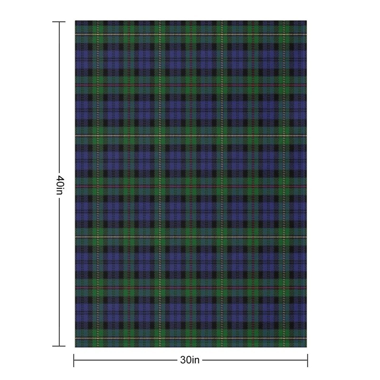Clan MacEwen, MacEwan Family Tartan Durable Throw Blanket