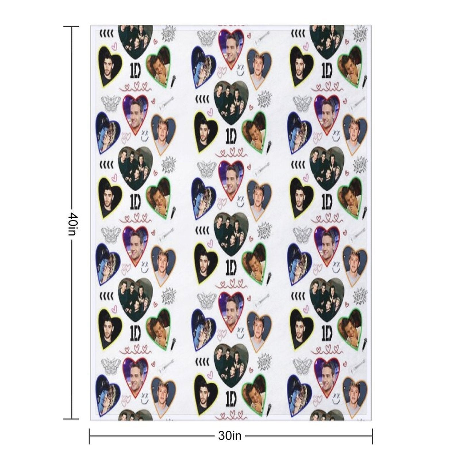 ONE DIRECTION Compact Throw Blanket