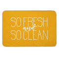 So Fresh And So Clean Yellow  Dirt-Trapping Bath Mat