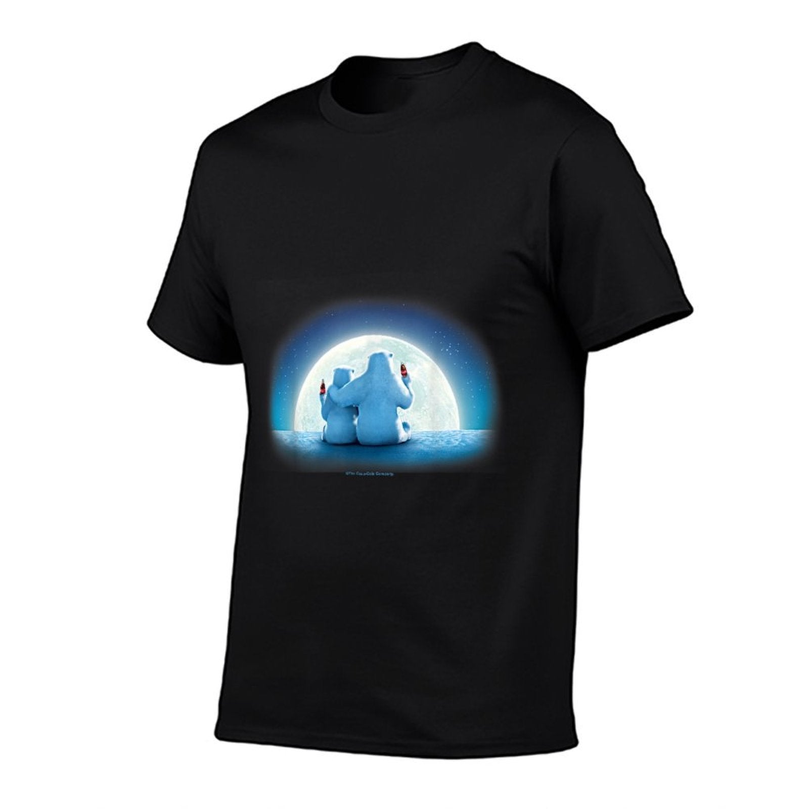 Coca-Cola Christmas Polar Bears Moonlight Portrait  Versatile T-Shirt