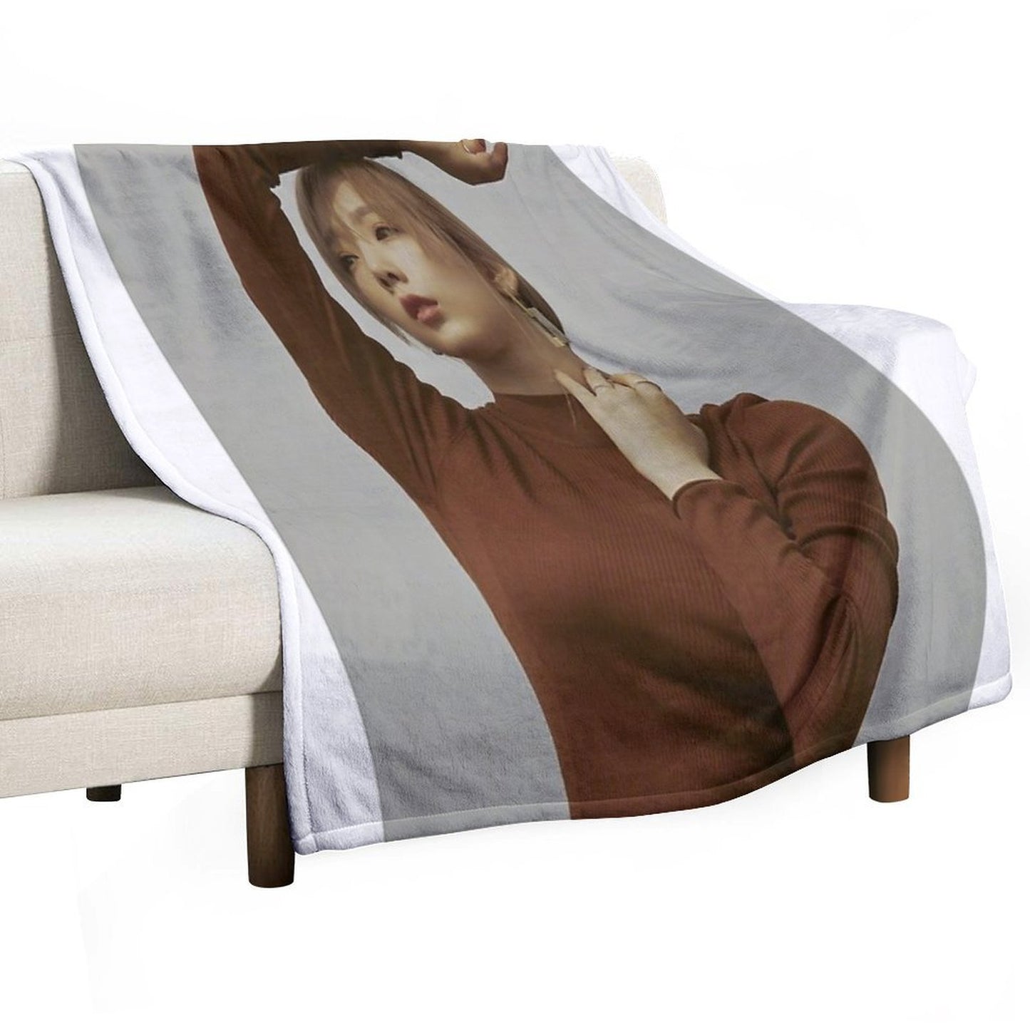 GIRLS GENERATION TAEYEON PURPOSE Velvety-soft Throw Blanket