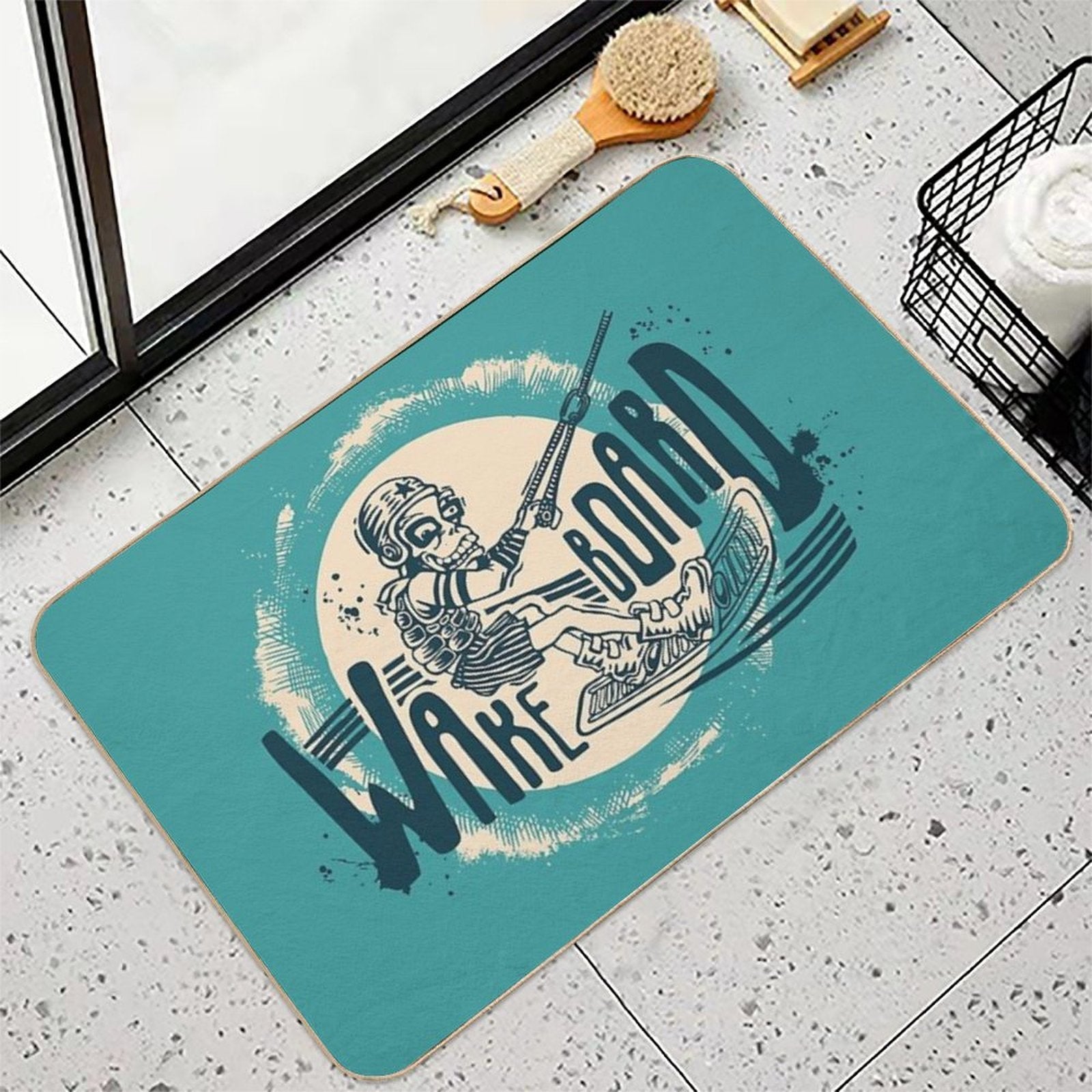 Wakeboard  Dirt-Trapping Bath Mat