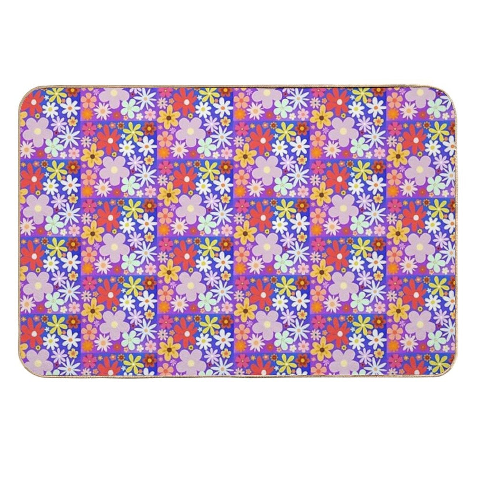 Flower Power  Multi-Purpose Bath Mat
