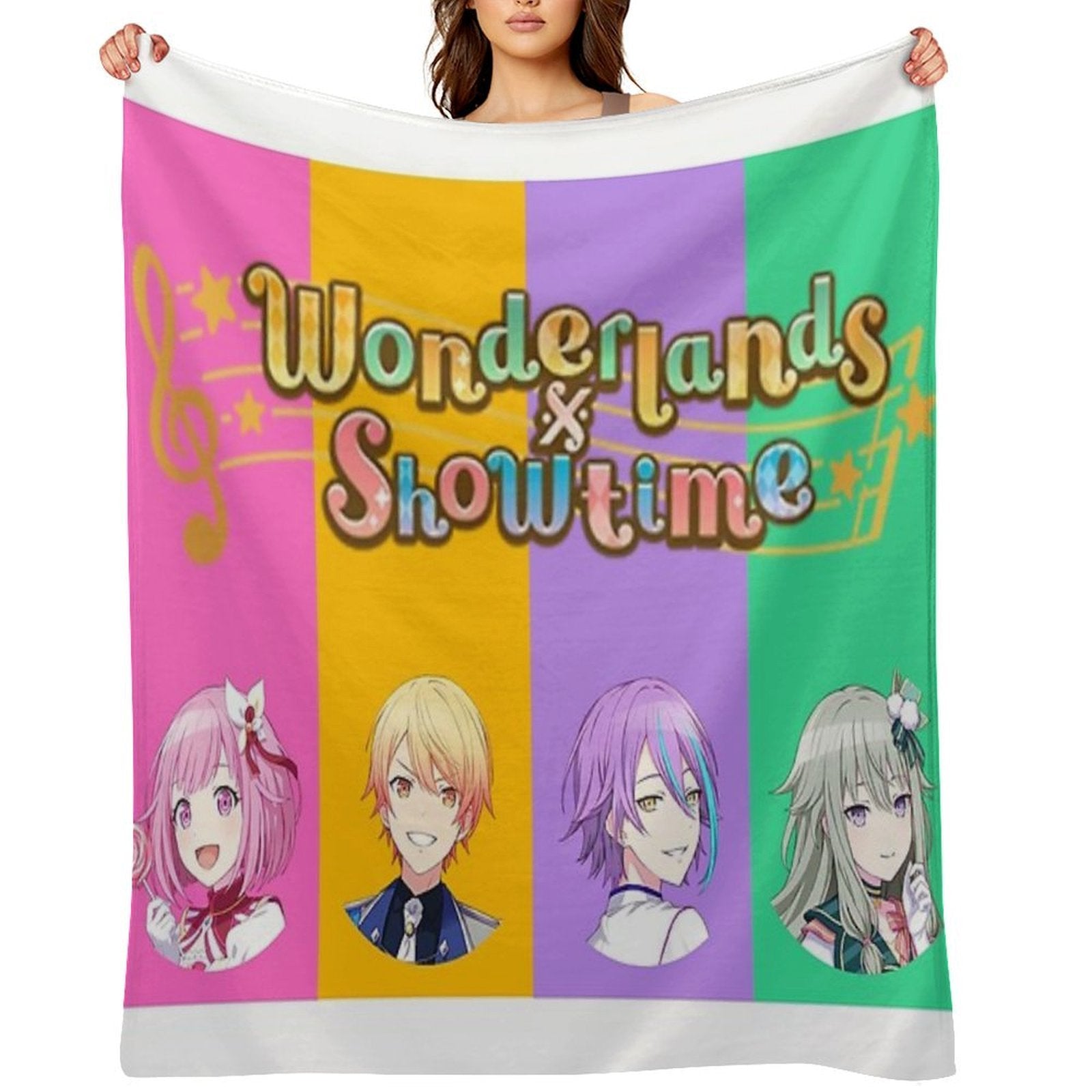 Project Sekai - Wonderlands X Showtime Compact Throw Blanket